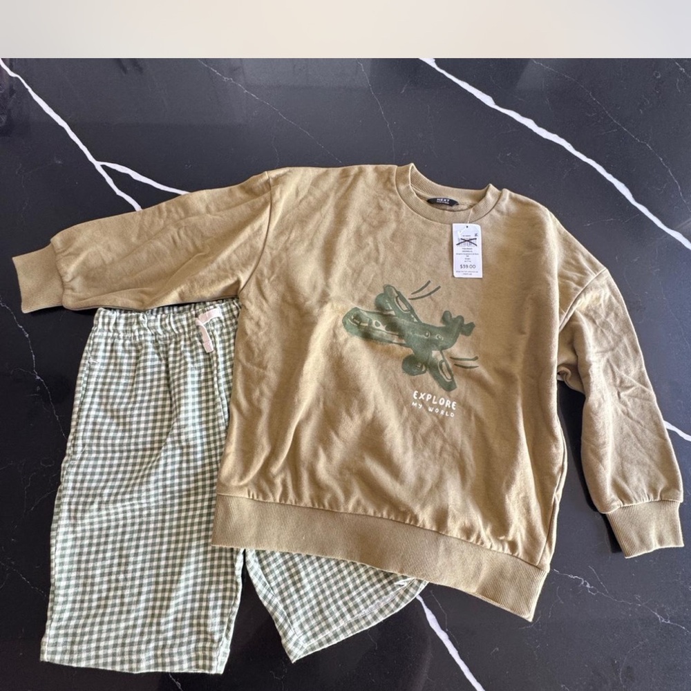 Next Boys Short and Crewneck Set‎